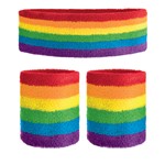 Rainbow Headband & Wristbands